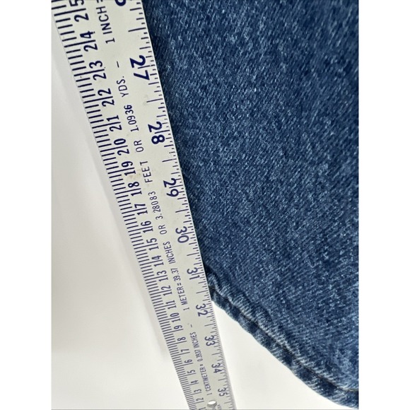 Vintage 90's LL Bean 37x34 Flannel Lined Heavy Denim Jeans Classic Fit USA - Picture 5 of 8